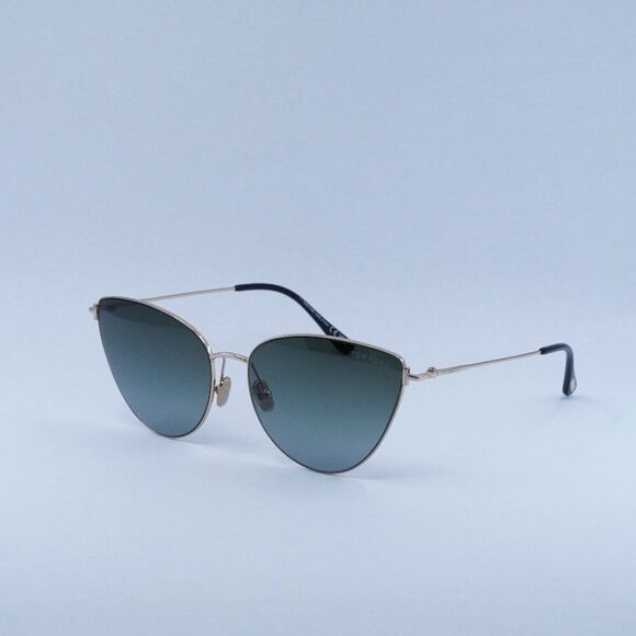New! Tom Ford FT1005 28B Anais-02 Women Cat Eye Sunglasses in Gold Authentic Tom Ford - Anais Sunglasses - Cat Eye Sunglasses - Gold  main image 3
